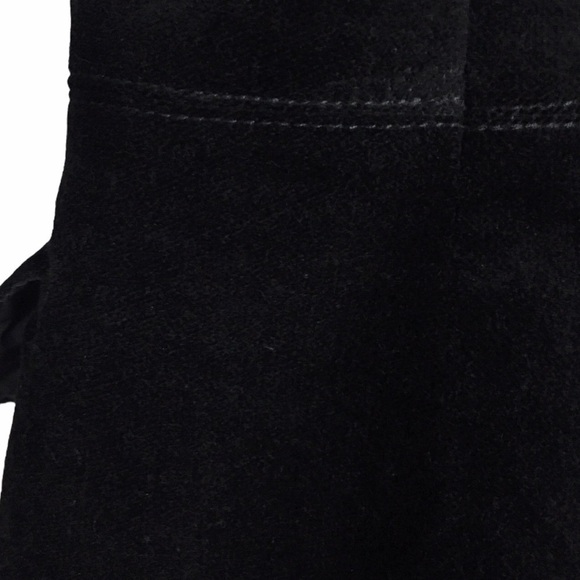 TALBOTS Jacket Blazer Velvet Kate Fit Black Velour Romantically Curvy Size 8 NWT - Picture 10 of 11